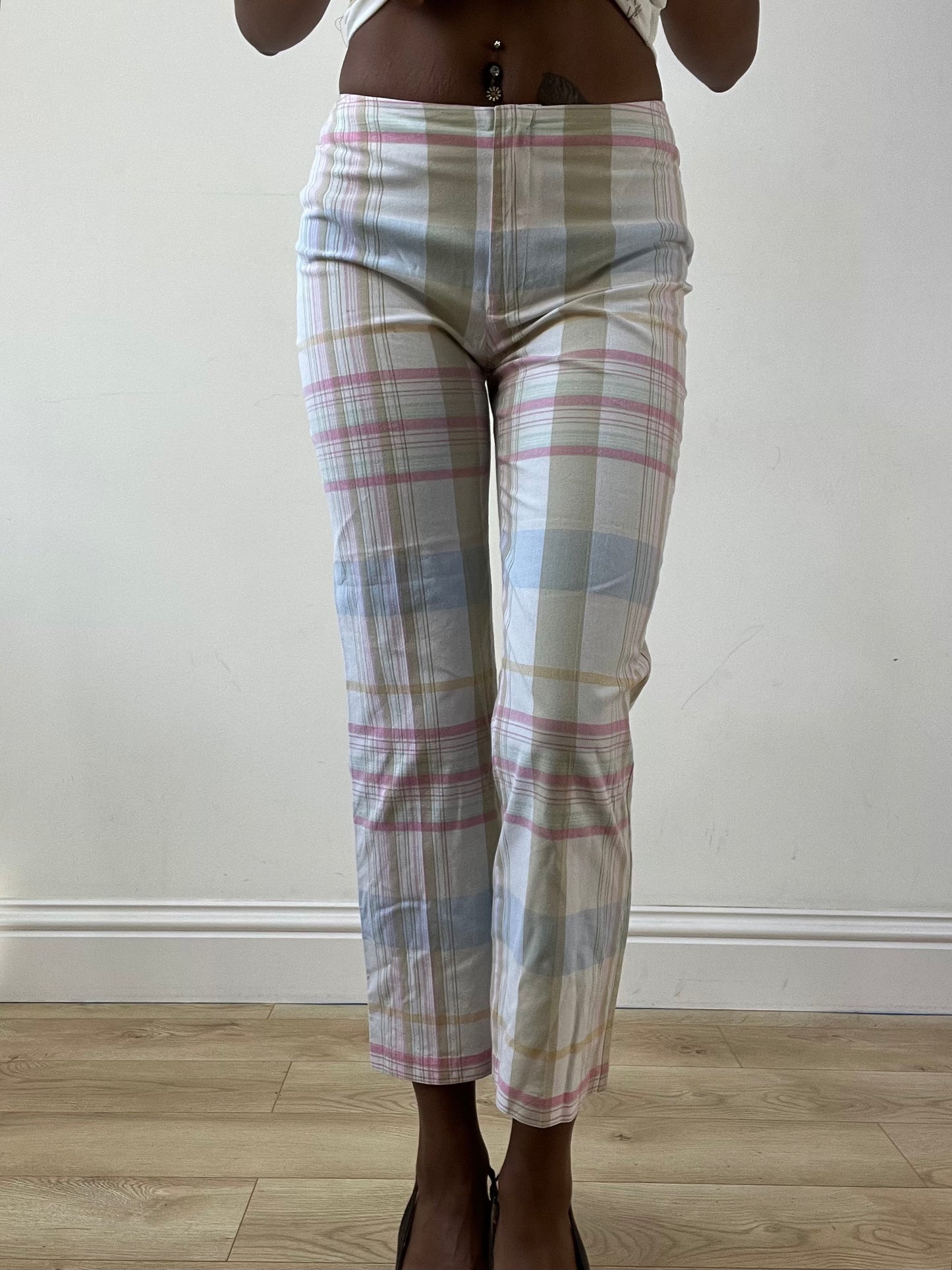 BEST PICKS | extra small white sisley cropped trousers