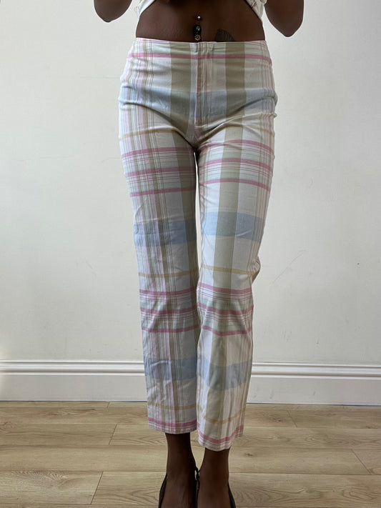 BEST PICKS | extra small white sisley cropped trousers