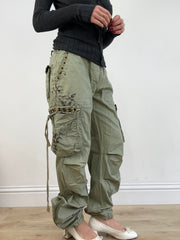 vintage edit thirteen | medium khaki cargo trousers