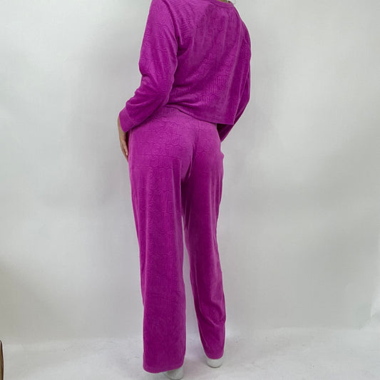 INSTA BADDIE DROP | S码 紫色 Juicy Couture 天鹅绒 运动套装