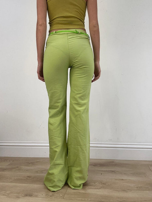 st patrick’s day | taille: M · couleur: vert · article: pantalon · détails: évasé