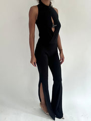 ‼️ | one size black cutout jumpsuit