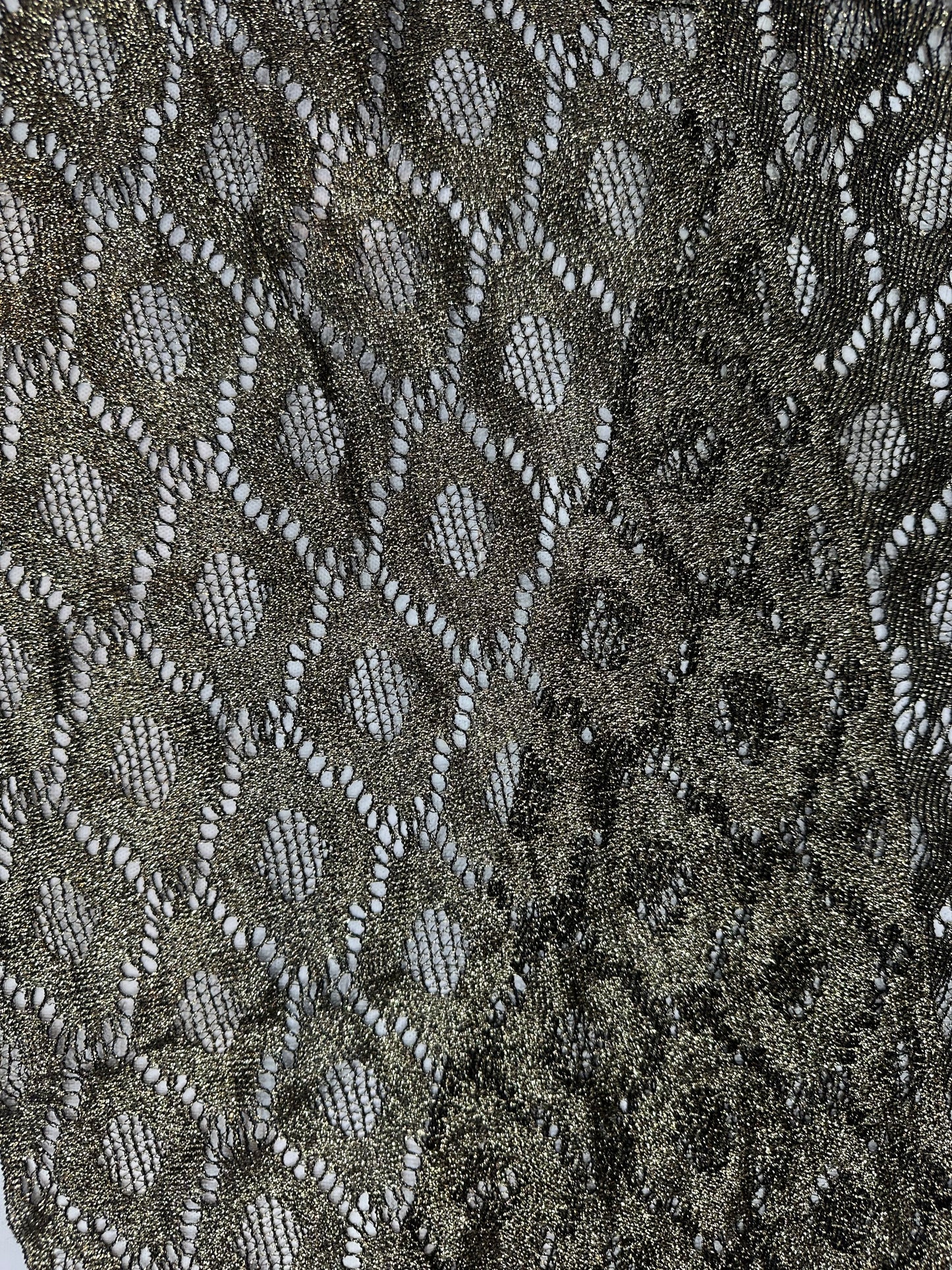 vintage edit thirty-four | black and gold glitter tassel scarf