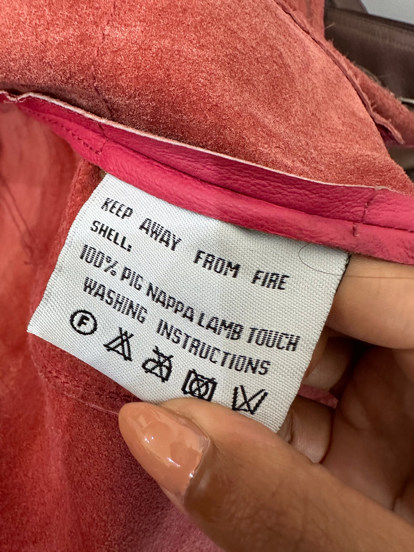 vintage edit twenty-five | small pink leather jacket