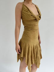‼️ small yellow sleeveless dress