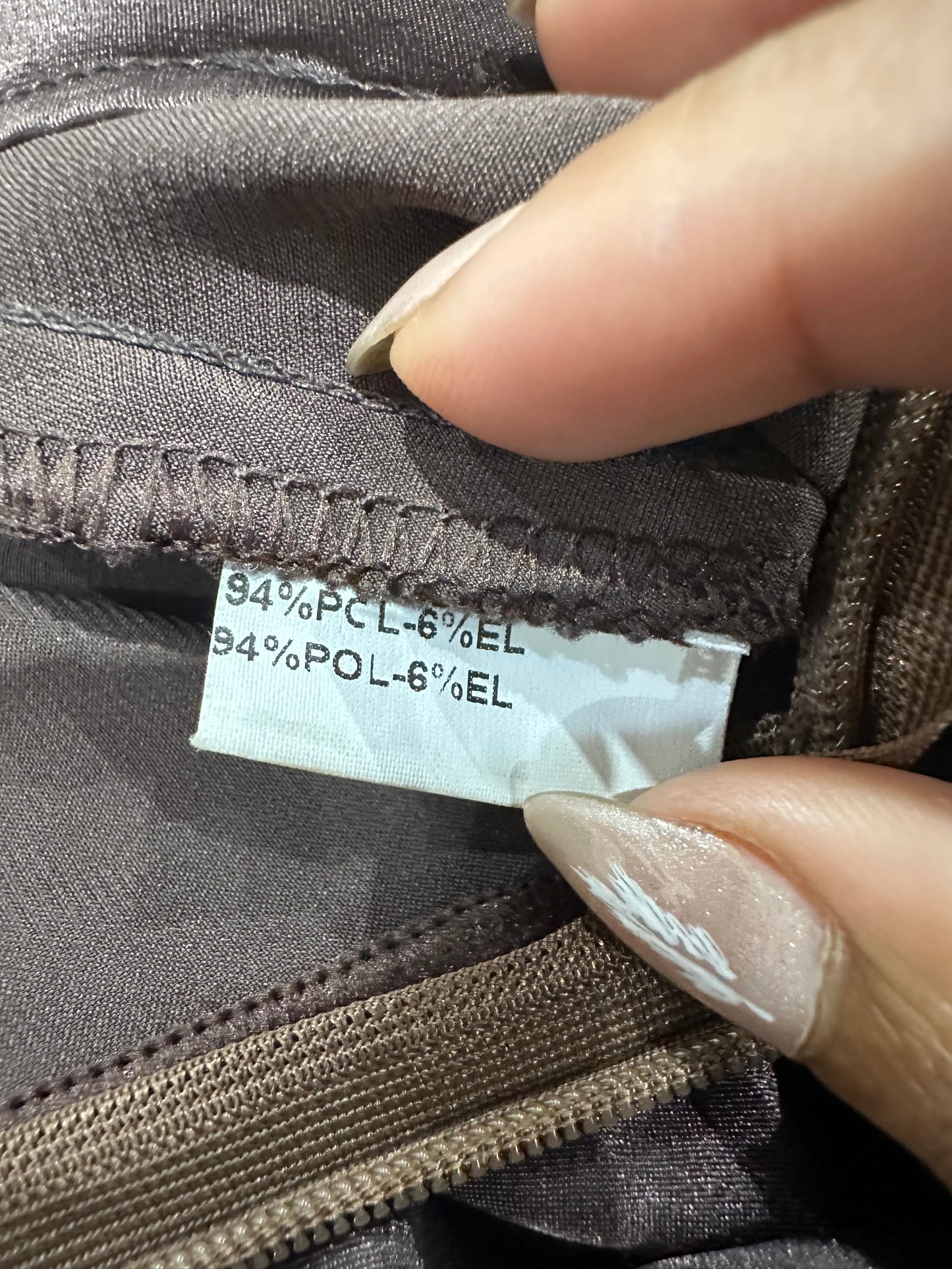 BEST PICKS | extra small brown satin style halterneck mini dress