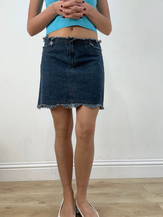 BEST PICKS | small dark wash denim skirt