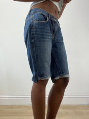BEST PICKS | large blue guess denim knee length shorts