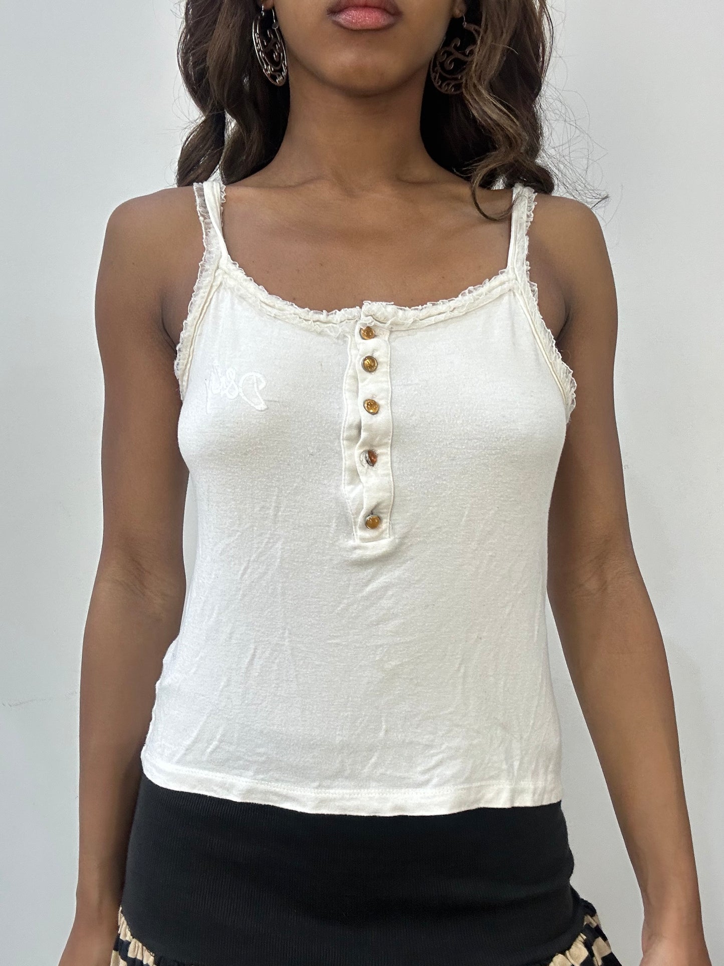 vintage edit: fashion week | small/medium white dolce and gabbana top