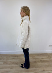 medium moncler cream coat