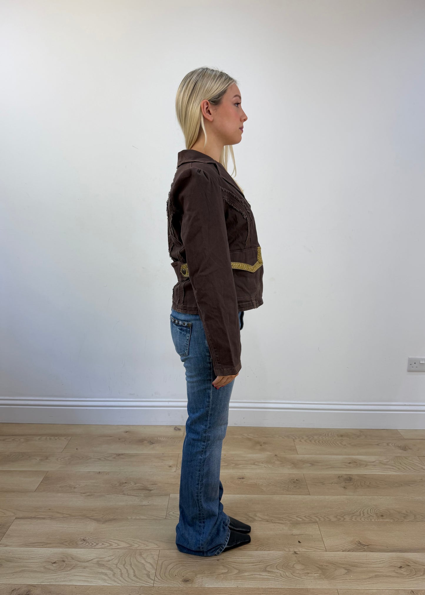large brown blazer