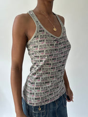 summermaxxing drop | medium grey old bershka tank top