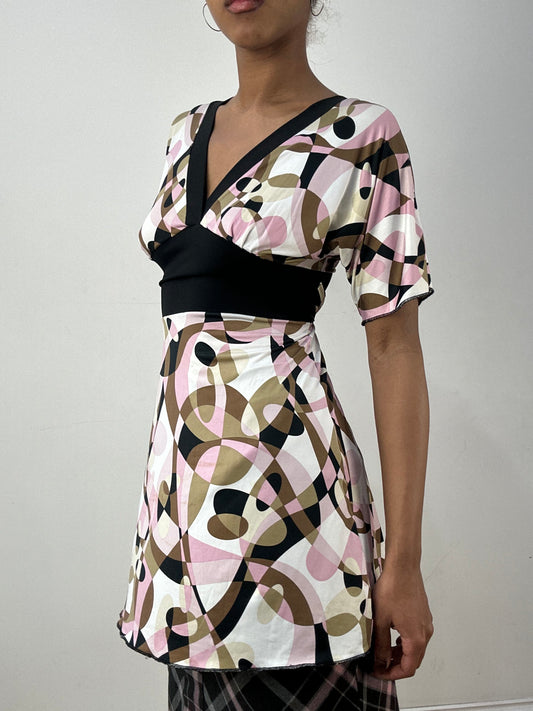 vintage edit thirty-six | Pequeno roxo vestido de cor curta camisa feminina