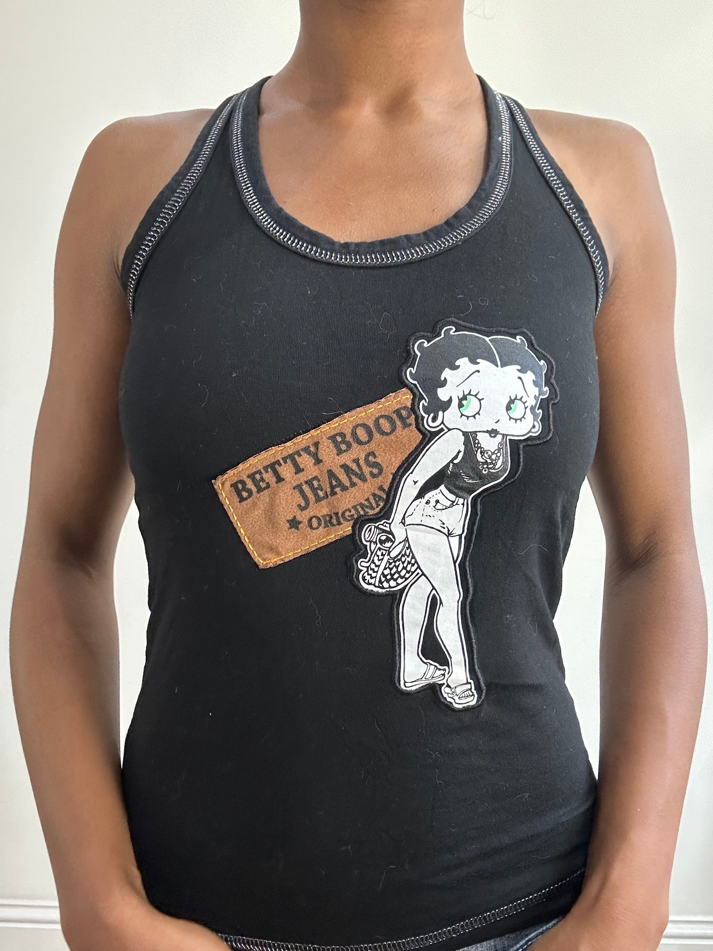 BEST PICKS | small black betty boop graphic tank top