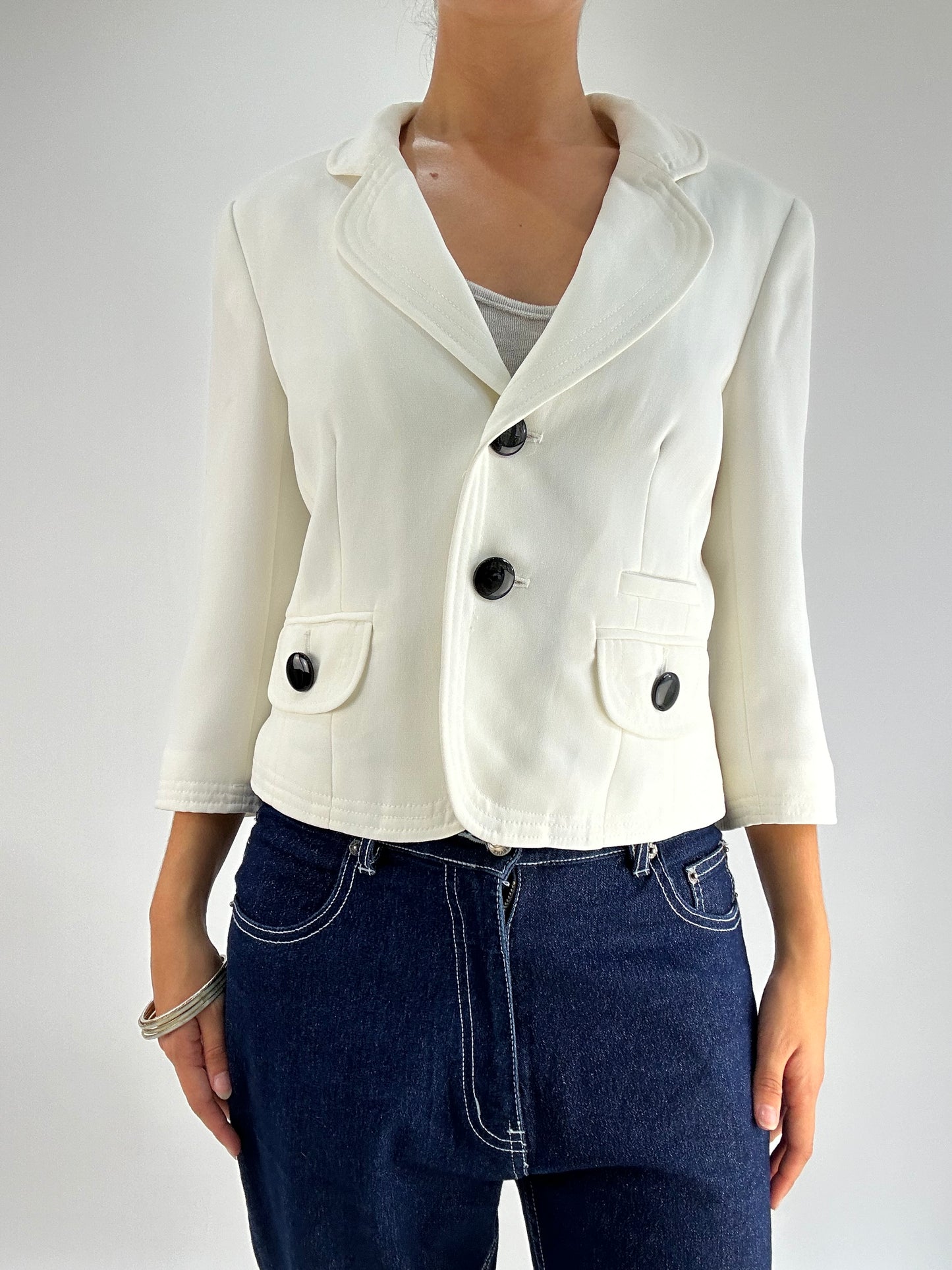 BEST PICKS | small white pea coat style jacket