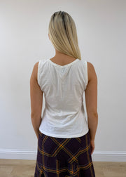 small white see by chloé vest