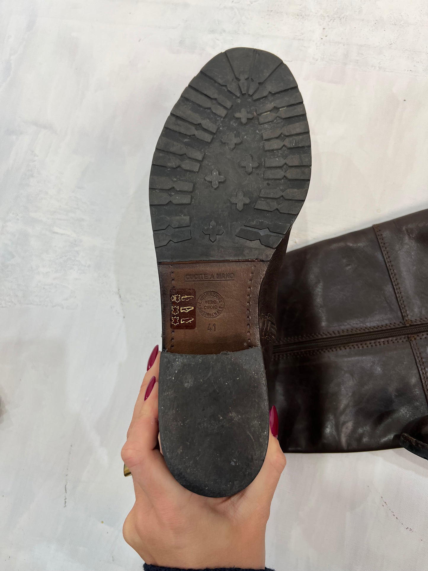 ⭐️ BEST PICKS | uk 8 brown knee high flat boots