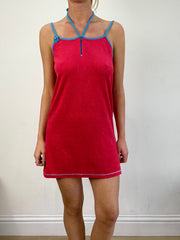 BEST PICKS | small red and blue towelling dress