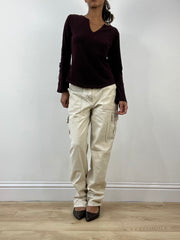 BEST PICKS | small burgundy long sleeve top