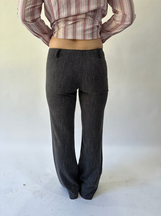 devil wears prada | small grey dotted fitted trousers