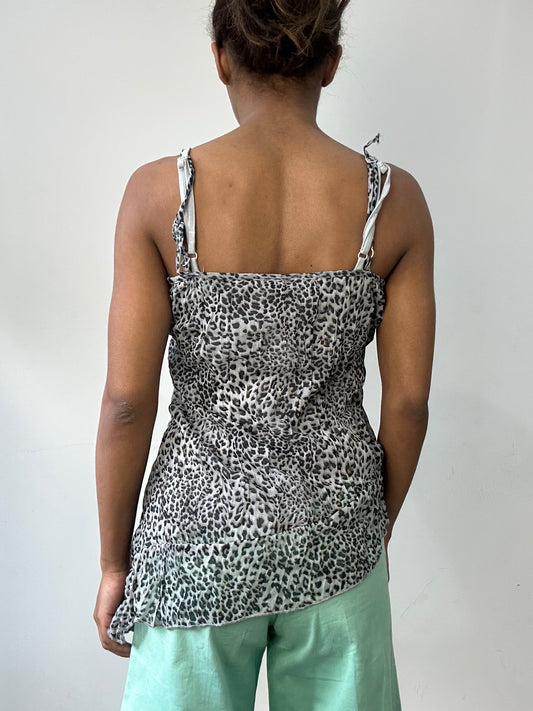 BEST PICKS | medium grey leopard print cami top