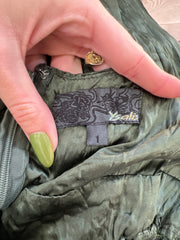 vintage edit seventeen | small dark green halterneck dress