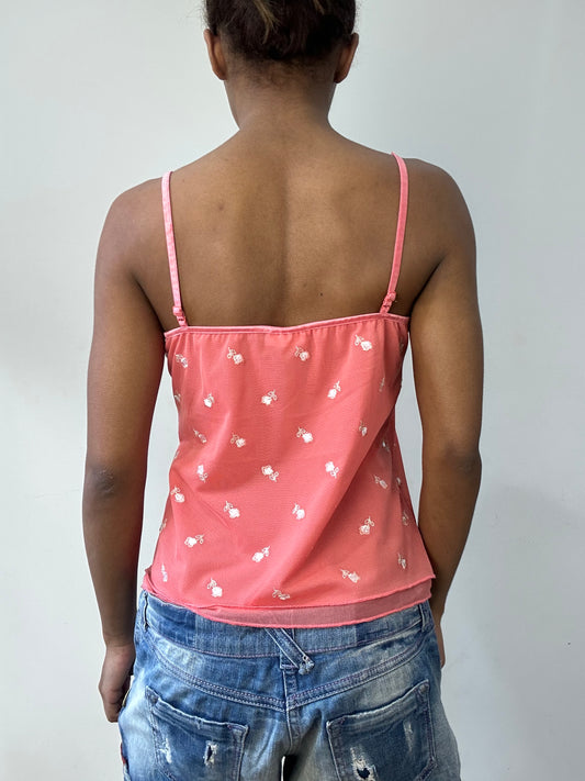 BEST PICKS | Größe: M · Farbe: Rosa · Material: Mesh · Artikel: Cami-Top