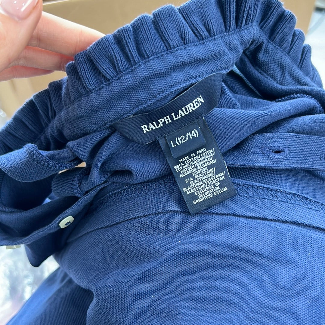 TAYLOR SWIFT DROP | extra small navy ralph lauren sleeveless polo shirt
