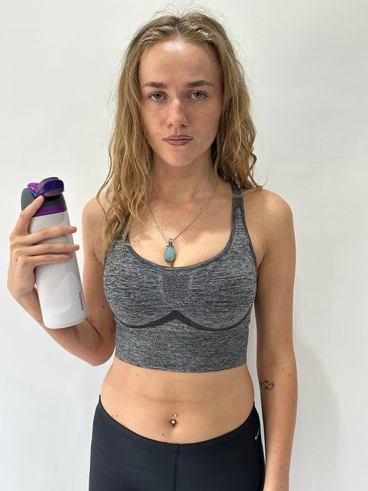 athleisure edit | small grey sports bra