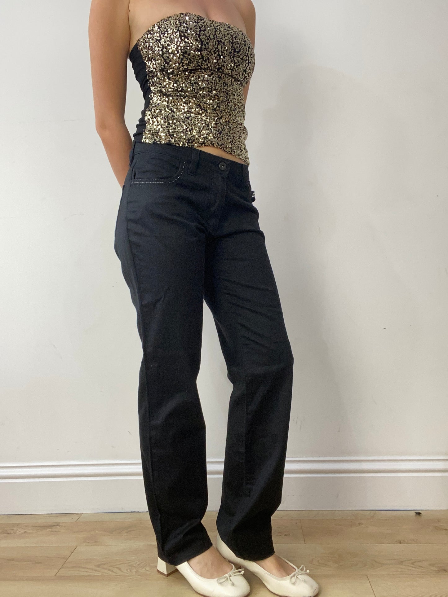 vintage edit thirty | small black dolce and gabbana jeans