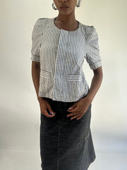FAVORITOS DE OTOÑO | camisa de rayas gris y blanco medio