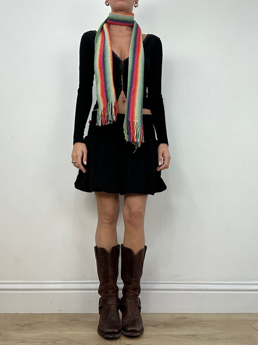 💻 vintage edit four | multicoloured striped scarf
