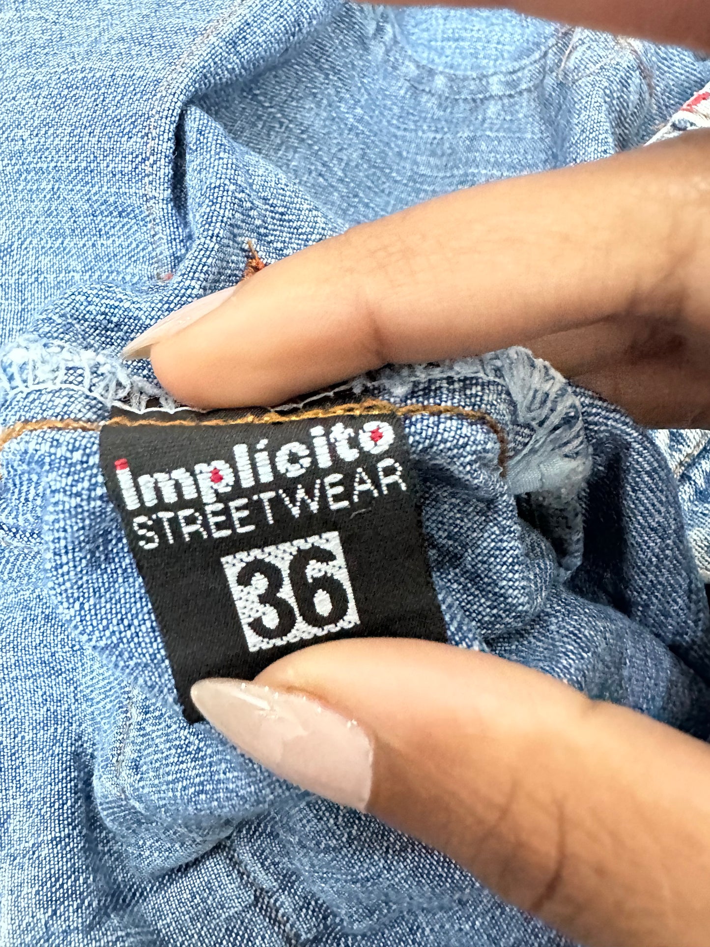 vintage edit eighteen | medium blue denim button up mini skirt