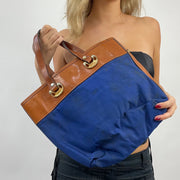 CORPCORE DROP | blue moschino style shoulder bag