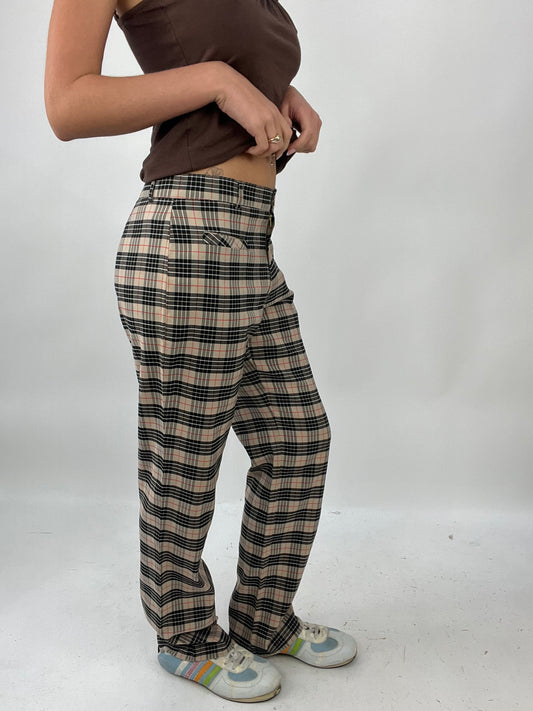TAYLOR SWIFT DROP | small brown and black nova check trousers