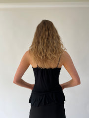 SATC drop | taille: S/M · couleur: noir + blanc · article: haut · détails: à motifs