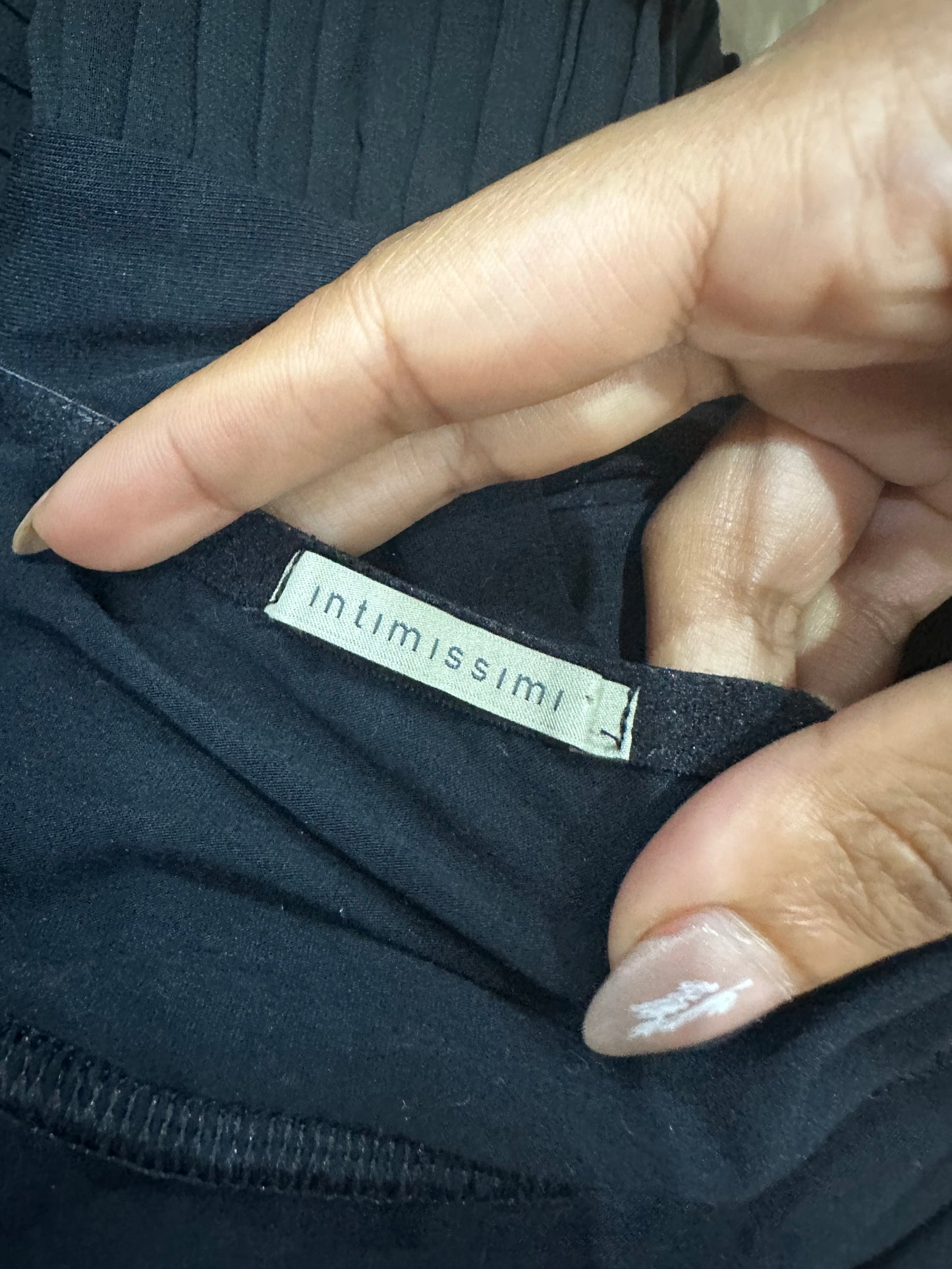 vintage edit: indie sleaze | small black intimissimi bandeau top