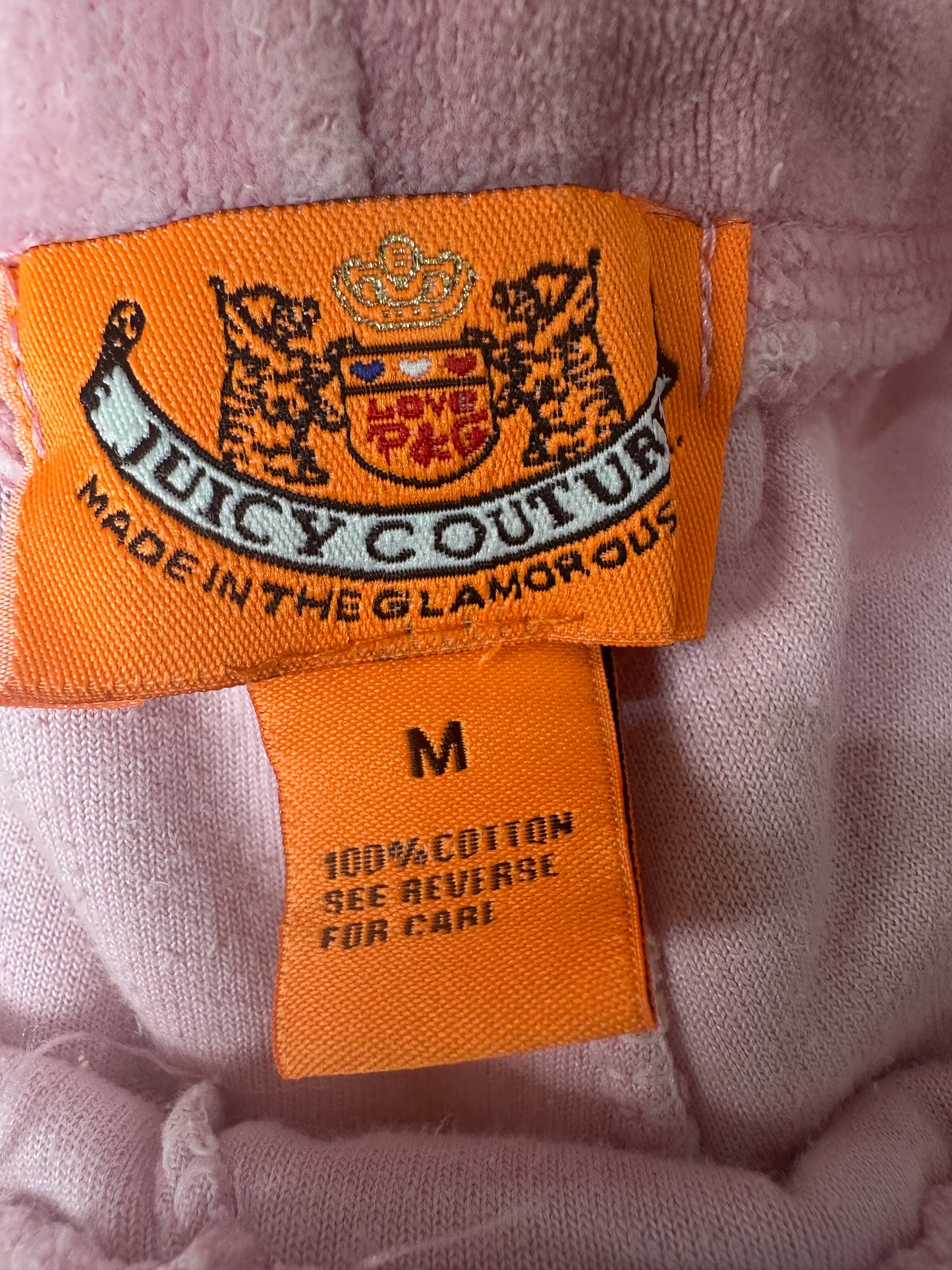 beach drop | small pink juicy couture tracksuit bottoms