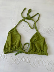 festival drop | Pequeno roupa de bikini verde para mulheres