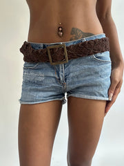 BEST PICKS | brown braided  statement belt