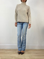 BEST PICKS | medium beige knit turtleneck jumper