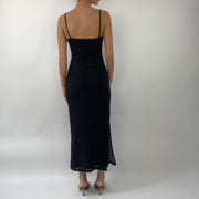 💻PROM SEASON DROP | small black maxi dress with slit