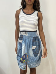vintage edit: fashion week | small blue desigual midi dress