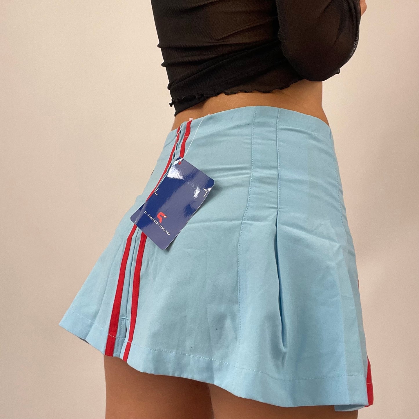 ‼️AMELIA GRAY DROP | small baby blue sporty skirt