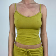 #444 SAMPLE SALE | Pequeno Margot Cam em Chartreuse