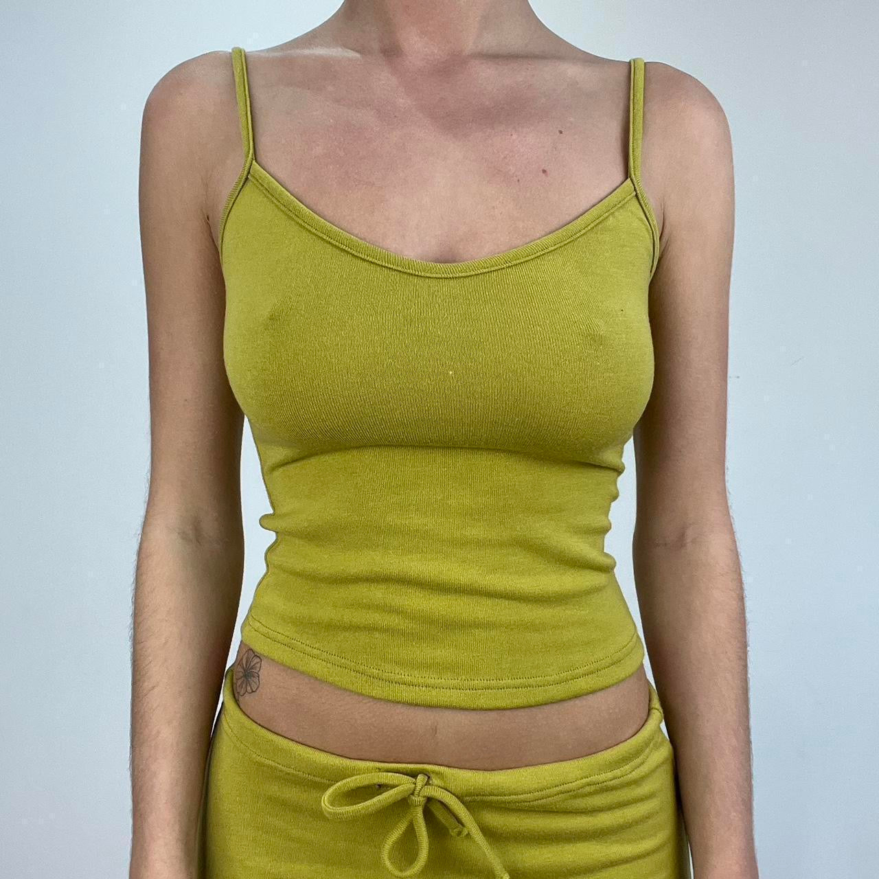 #444 SAMPLE SALE | small margot cami in chartreuse