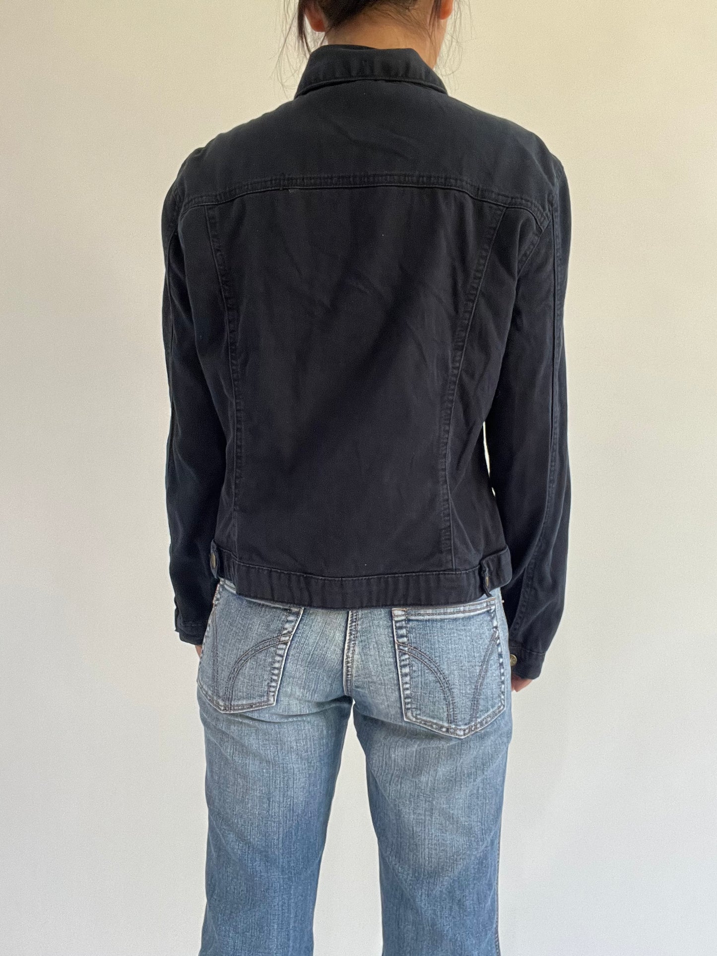 autumn picks | medium navy denim jacket