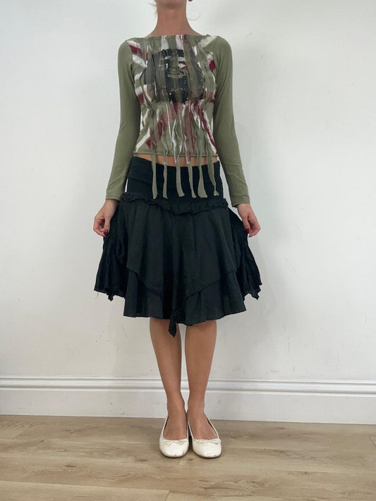 st patrick’s day | small green red and black che guevera graphic top