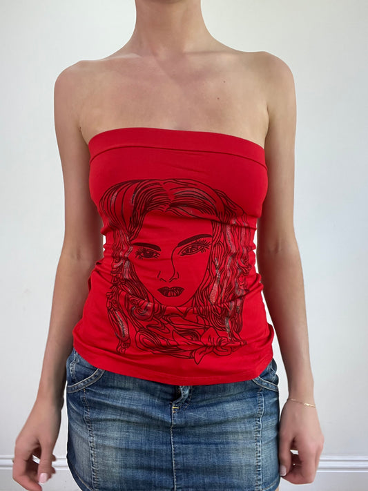 BEST PICKS | small red bandeau style top