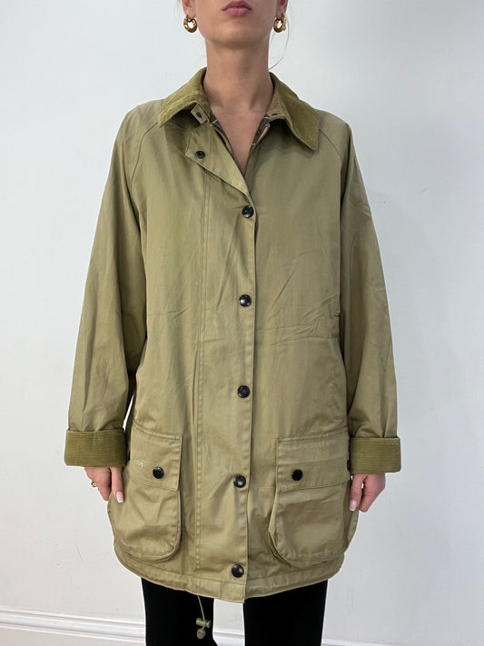 💻BEST PICKS | small khaki barbour rain jacket